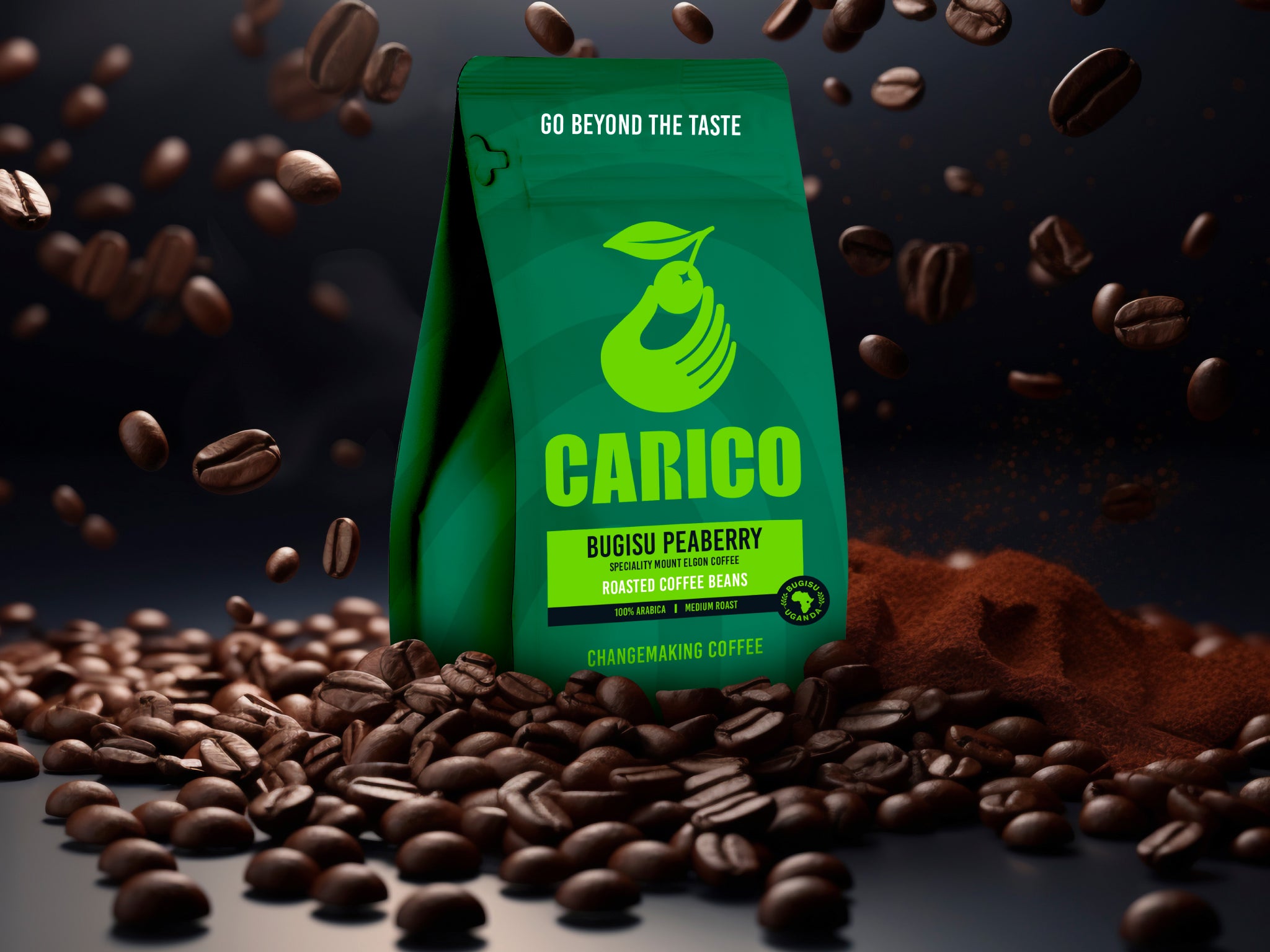 Bugisu Peaberry Kaffeebohnen